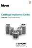 Catálogo Implantes Cortos