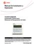 Manual de Instalación y Operación