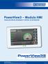 PowerView3 Modulo HMI VISUALIZACIÓN DEL ENCENDIDO Y CONTROL DE DETONACIÓN