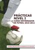 PRÁCTICAS NIVEL I CURSO ENTRENADOR DE FUTBOL 2010-2011