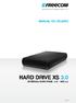 MANUAL DE USUARIO HARD DRIVE XS 3.0 EXTERNAL HARD DRIVE / 3.5 / USB 3.0. Rev. 942