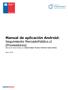 Manual de aplicación Android: Seguimiento MercadoPúblico.cl (Proveedores) Aplicación desarrollada por Universidad Técnica Federico Santa María