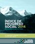 ÍNDICE DE PROGRESO SOCIAL 2014