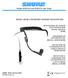 MODEL WH30 CONDENSER HEADSET MICROPHONE