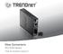 Fiber Converters TFC-1000 Series. ŸGuía de instalación rápida (1)