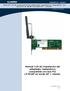 Manual 123 de Instalación del adaptador inalámbrico compatible con bus PCI LP-N24P en modo AP + cliente.