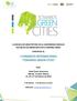 I CONGRESO INTERNACIONAL TOWARDS GREEN CITIES
