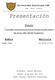 Universidad Dominicana O&M. Saber Pensar - Trabajar. Presentación. Título