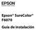Epson SureColor F6070 Guía de instalación
