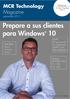 Entrevista. Prepare a sus clientes para Windows 10