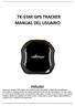 TK-STAR GPS TRACKER MANUAL DEL USUARIO