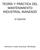 TEORÍA Y PRÁCTICA DEL MANTENIMIENTO INDUSTRIAL AVANZADO
