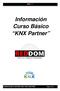 Información Curso Básico KNX Partner