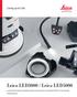 Leica LED3000 / Leica LED5000. La solución de sistema integrada de bajo consumo para la iluminación LED en la microscopía estereoscópica