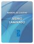 MANUAL DE CALIDAD VIDRIO LAMINADO