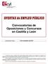 Convocatorias de Oposiciones y Concursos en Castilla y León