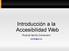 Introducción a la Accesibilidad Web