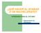 QUÉ HACER AL ACABAR 2º DE BACHILLERATO? APRENDER PARA EL FUTURO