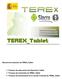 Manual de instalación de TEREX_Tablet: