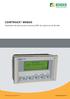COMTRAXX MK800. Repetidor de alarma para sistemas BMS de vigilancia de Bender. Seguridad Eléctrica MK800_D00053_00_D_XXES/06.2015
