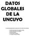 DATOS GLOBALES DE LA UNCUYO