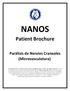 NANOS. Patient Brochure. Parálisis de Nervios Craneales (Microvasculatura)