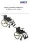 MANUAL DE INSTRUCCIONES SILLA DE RUEDAS CANEO S, L, E, B