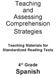 Teaching and Assessing Comprehension Strategies