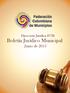 Dirección Jurídica FCM Boletín Jurídico Municipal Junio de 2015
