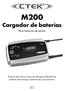 M200 Cargador de baterías