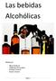 Las bebidas Alcohólicas