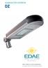 ILUMINACIÓN EXTERIOR. www.edaeenergy.com. Ahorro, eficacia y mínimo mantenimiento en nuestros productos de iluminación exterior.