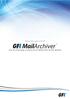 Manual de producto de GFI. Guía de limitaciones y licencias de GFI MailArchiver Archive Assistant