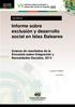 Informe sobre exclusión y desarrollo social en Islas Baleares