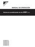 MANUAL DE OPERACIÓN. Sistema de de acondicionador de aire VRV Classic