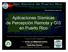 Aplicaciones Sísmicas de Percepción Remota y GIS en Puerto Rico