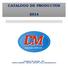CATALOGO DE PRODUCTOS