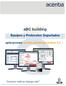 abc building Equipos y Protocolos Soportados aplicaciones acéntia Building Control 3.0