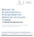 Manual de Organización y Procedimientos Administrativos de Trabajo