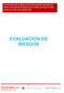 EVALUACIÓN DE RIESGOS