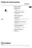 Folleto de instrucciones