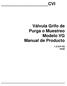 CVI. Válvula Grifo de Purga o Muestreo Modelo VG Manual de Producto 1.5.5.P-VG 10/02