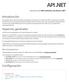 API.NET. Introducción. Aspectos generales. Configuración. Recomendaciones. Permite enviar SMS mediante una librería.net.