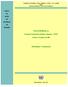 GUATEMALA. Encuesta Nacional de Empleo e Ingresos ENEI. Metodología y Cuestionario. Octubre y Noviembre de 2004