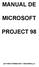 MANUAL DE MICROSOFT PROJECT 98