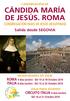 CÁNDIDA MARÍA DE JESÚS. ROMA