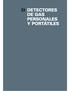 DETECTORES DE GAS PERSONALES Y PORTÁTILES