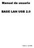 Manual de usuario BASE LAN USB 2.0