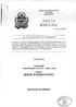 GACETA MUNICIPAL SUMARIO: IMPUESTO DE VEHICULO (PATENTE) TIRAJEDE DIEZ (ID) EJEMPLARES CONTIENE ORDENANZA N 012-2005-2009 SOBRE: