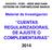 CUENTAS REGULARIZADORAS, DE AJUSTE O COMPLEMENTARIAS 2014 1